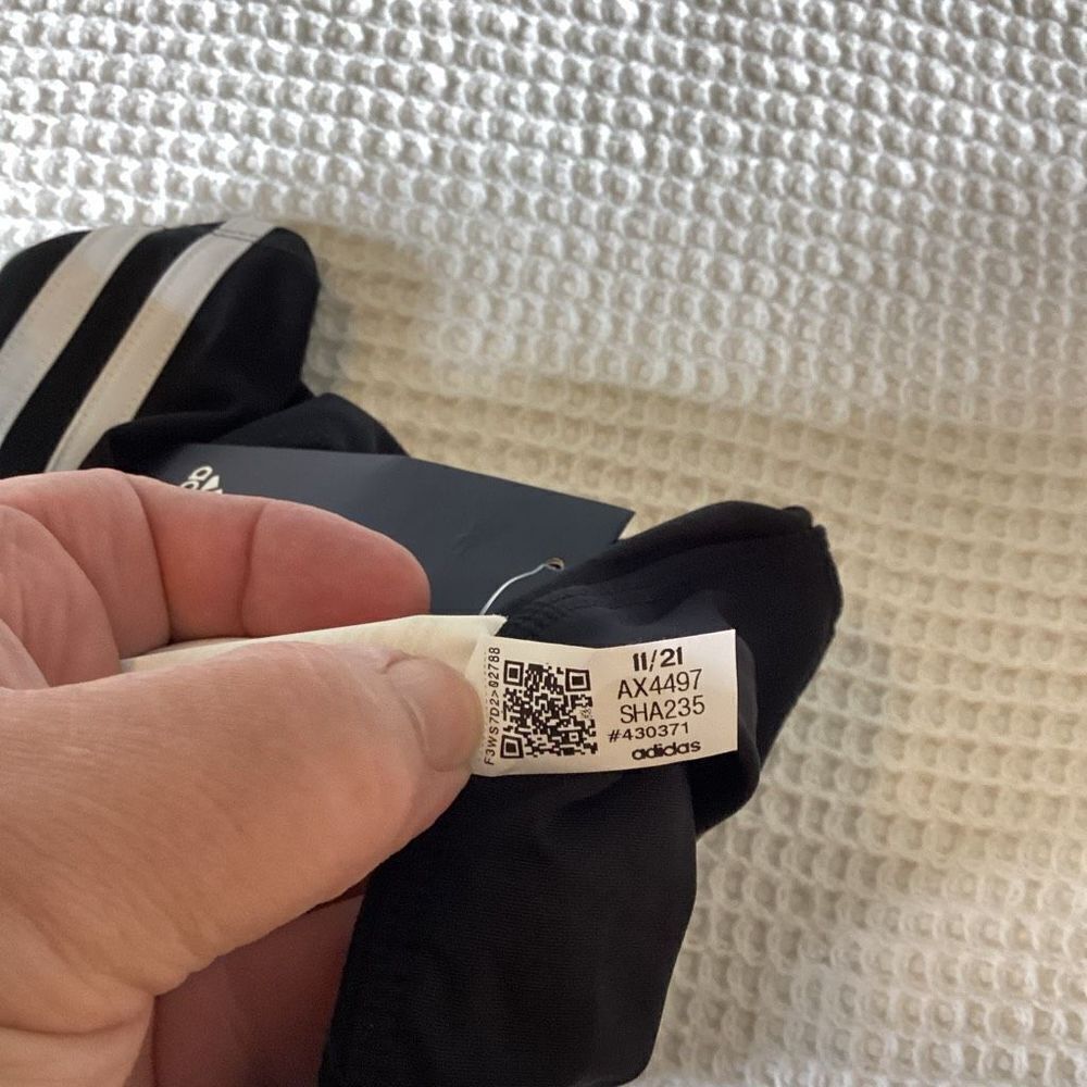 Girls NWT‎ Adidas Performance Skort Medium Black / white - Picture 7 of 10